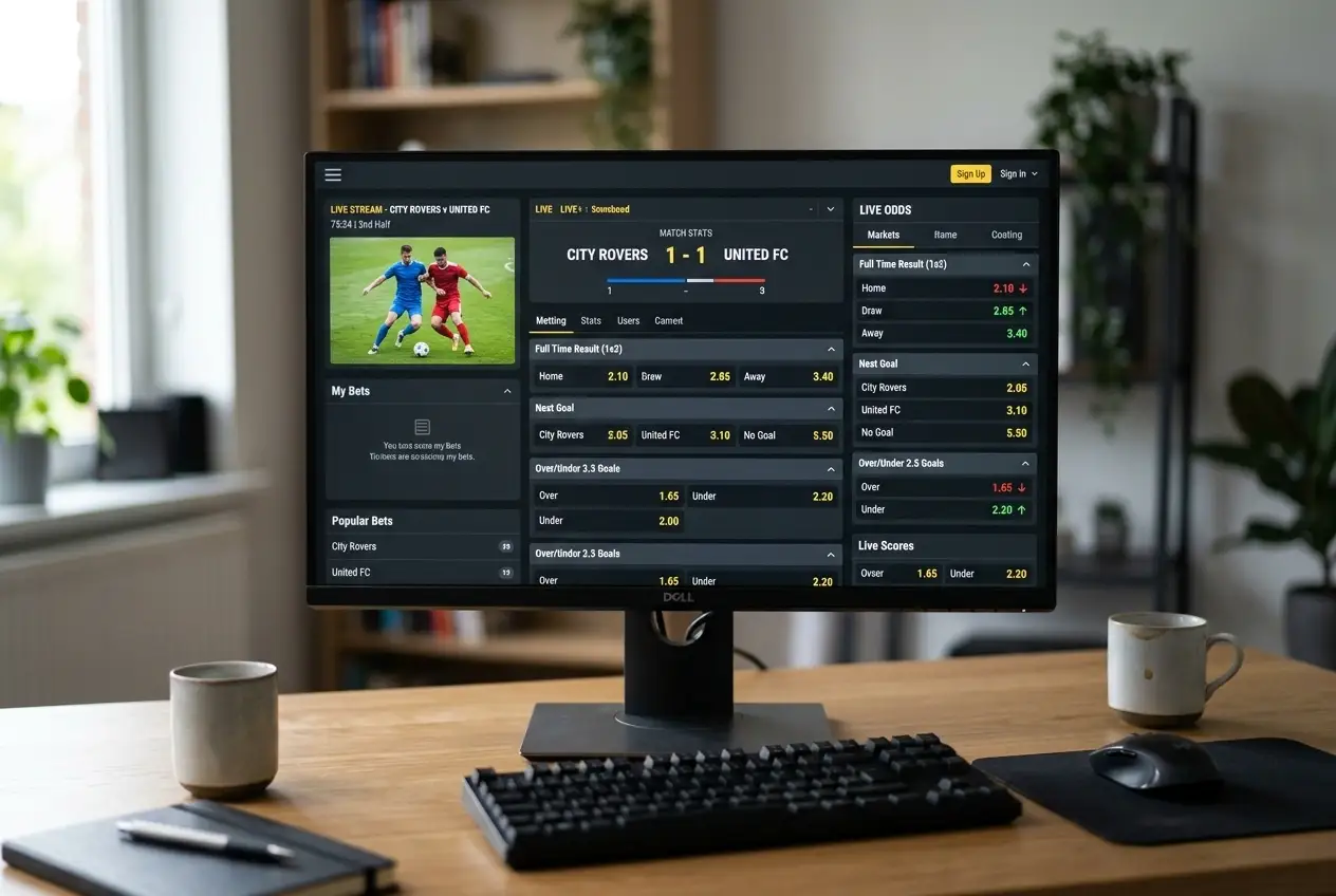 Live wedden met Ethereum in realtime op een sportsbook met actuele odds