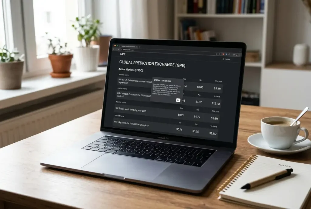 Polymarket prediction market toegankelijk voor gebruikers in Nederland